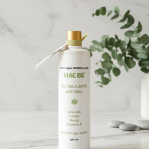 Gel Relajante Aloe + Tomillo + Menta + Enriquecido con vitamina E , 500ml Nueva imagen 💚