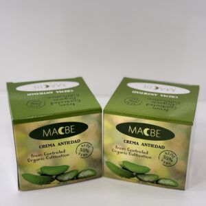 Pack Especial: 2 unidades Crema Antiedad 55% Aloe Vera MACBE
