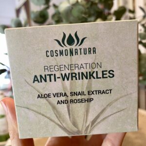 Crema Antiarrugas con Extracto de Caracol, Aloe Vera 100% y Aceite de Rosa Mosqueta - 100ml